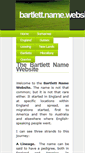 Mobile Screenshot of bartlettname.net